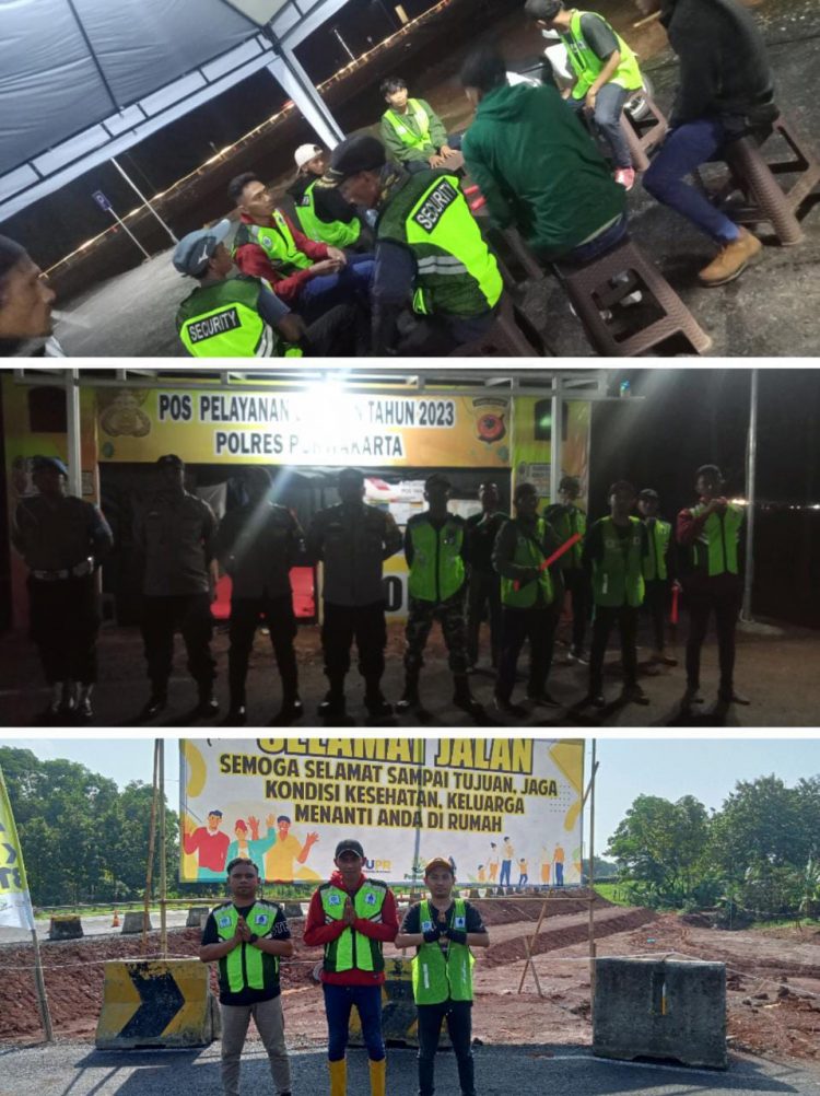 WARGA LOKAL BANTU ARUS LALIN PEMUDIK DI REST AREA KM 81 CIPALI
