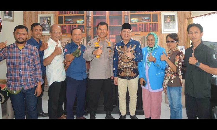 Kabidhumas Polda Bali Terima Kunjungan Audiensi Ketum PPWI