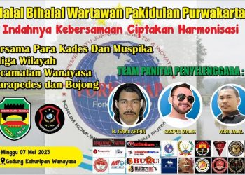 Forkowap Berharap Unsur Pemerintahan di Wilayah Pakidulan Mendukung Acara Halal Bihalal Lebaran Idul Fitri 1444 H di Aula Gedung Kahuripan Situ Wanayasa
