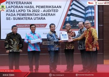 Kedua Kalinya, Pemkab Nias Raih Opini WTP Dari BPK RI