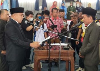 DPRD Lampung Utara Gelar Sidang Paripurna Istimewa, PAW Fraksi Gerindra! antara Sandi Juwita dengan Farauk Danial