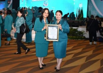 TP PKK Kabupaten Nias Raih Penghargaan ‘Kader Inspiratif’ dari Ketua Pusat