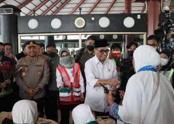 Dampingi Menag Lepas Kloter Pertama Haji, Polresta Bandara Pastikan Beri Layanan Prima