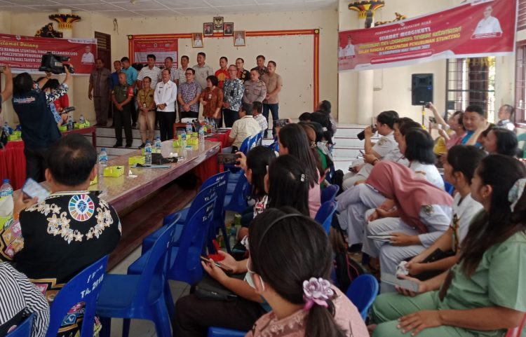 Wabup Nias Hadiri Pelaksanaan Koordinasi Rembuk Stunting Tingkat Kecamatan Gido