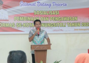 Pemkot Gunungsitoli Adakan Sosialisasi Pembinaan dan Pengawasan Ormas