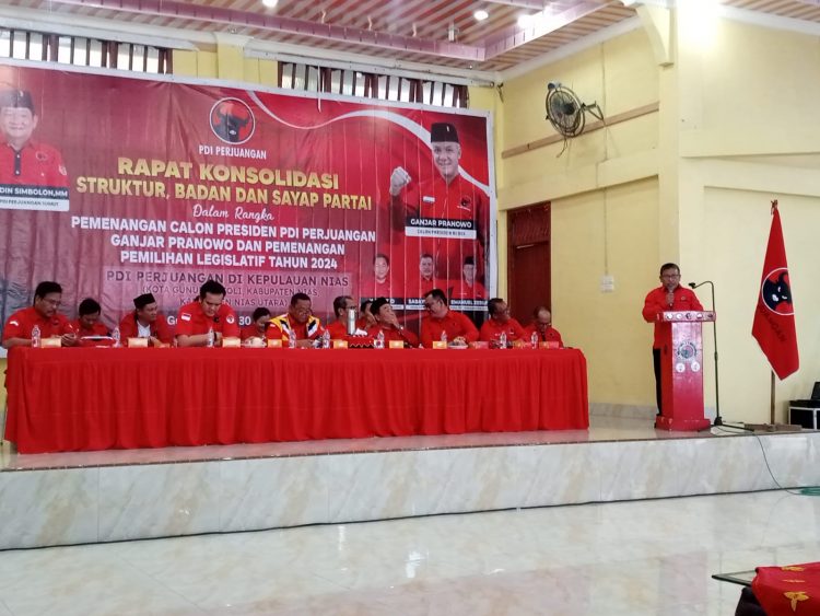 Sabayuti Gulō: DPC PDI Perjuangan Kabupaten Nias TargetKan 9 Kursi Pada Pileg 2024