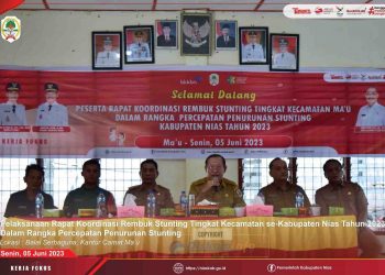 PELAKSANAAN REMBUK STUNTING TINGKAT KECAMATAN MA’U TAHUN 2023 DAN PENYALURAN BANTUAN CADANGAN PANGAN PEMERINTAH