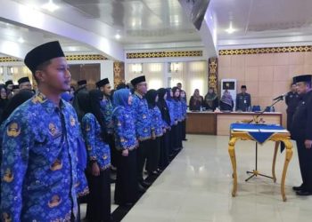 Pelantikan Sumpah Jabantan Fungsional Kepada 125 ASN di dilingkungan Pemerintah Lampung Utara