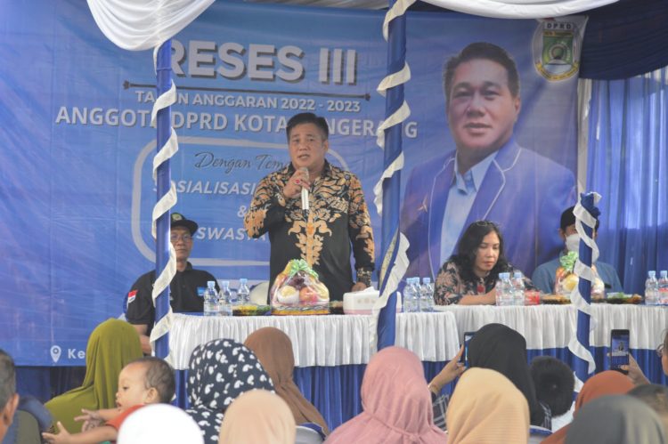Reses III, Dedy Fitriadi Gencar Sosialisasikan Kesehatan & Pendidikan Gratis