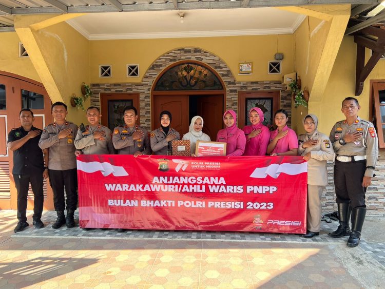 Jelang HUT Polri ke-77, Polresta Bandara Soetta Serentak Anjangsana ke Warakawuri