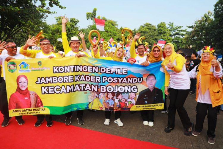 Ribuan Pahlawan Kesehatan Masyarakat Meriahkan Jambore Kader Posyandu Purwakarta