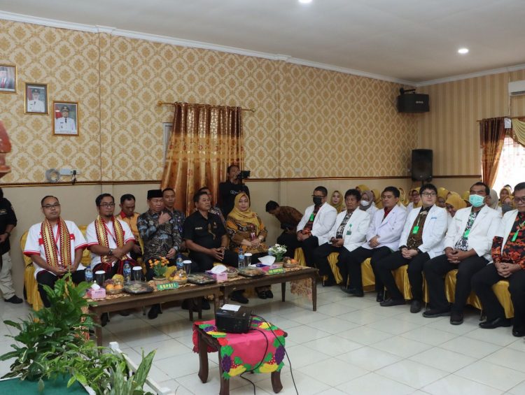 Bupati Lampung Utara Menghadiri acara Survei Akreditasi RSUD Ryacudu dari Tim Surveior LAFKI