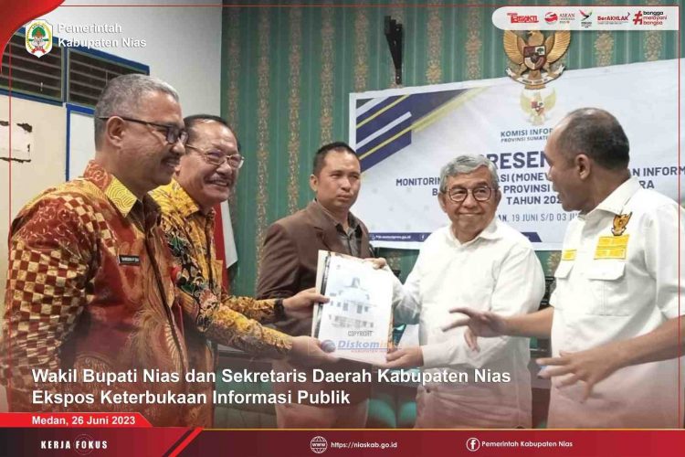 WABUP DAN SEKDA NIAS EKSPOS KETERBUKAAN INFORMASI PUBLIK
