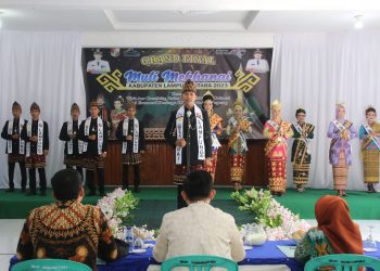 Ahmad Alamsyah Menghadiri Gran Final Muli Mekhanai Lampung Utara 2023