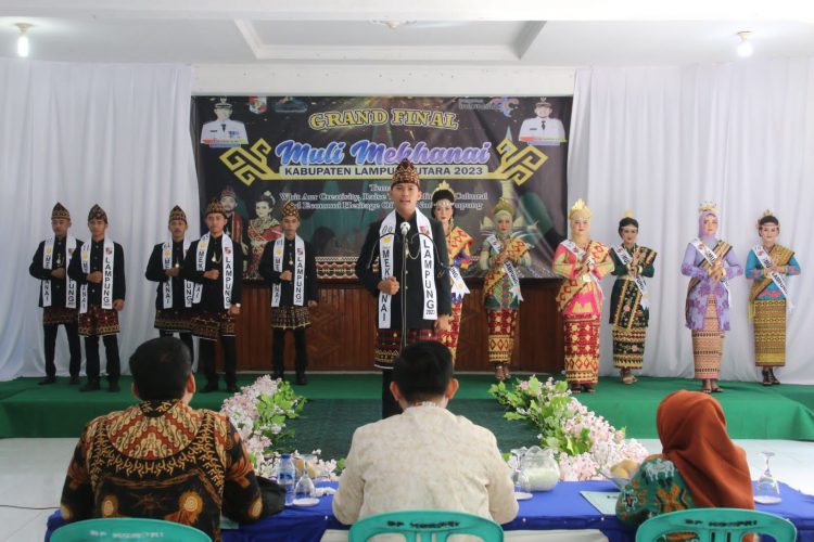 Ahmad Alamsyah Menghadiri Gran Final Muli Mekhanai Lampung Utara 2023