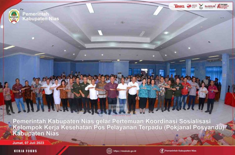 PERTEMUAN KOORDINASI SOSIALISASI POKJANAL POSYANDU KABUPATEN NIAS TAHUN 2023