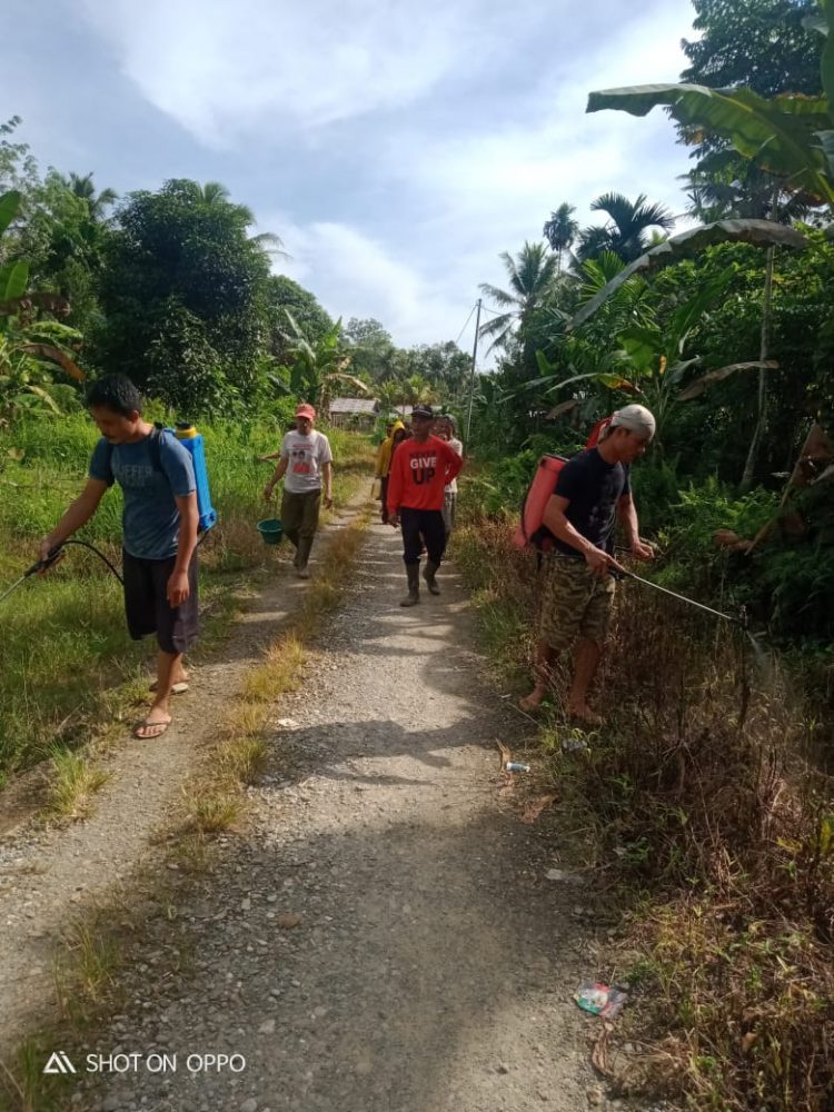 Pemdes Awōni Lausō Laksanakan Gotong-royong