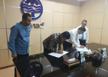 Bupati Nias Barat Tandatangani Kerjasama Operasional Dengan Perumda Tirtanadi