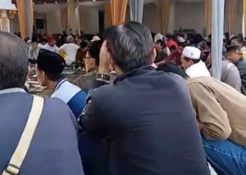 Oknum Security PT NAK Diduga Menghalangi Tugas Jurnalis Soal Liputan Acara Santunan Yatim