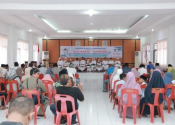 Pemko Gunungsitoli Sambut Kepulangan 12 Jamaah Haji/ Hajjah Tahun 1444 H/ 2023 M