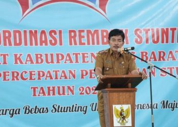 Bupati Nias Barat Buka Secara Resmi Rakor Rembuk Stunting Tahun 2023