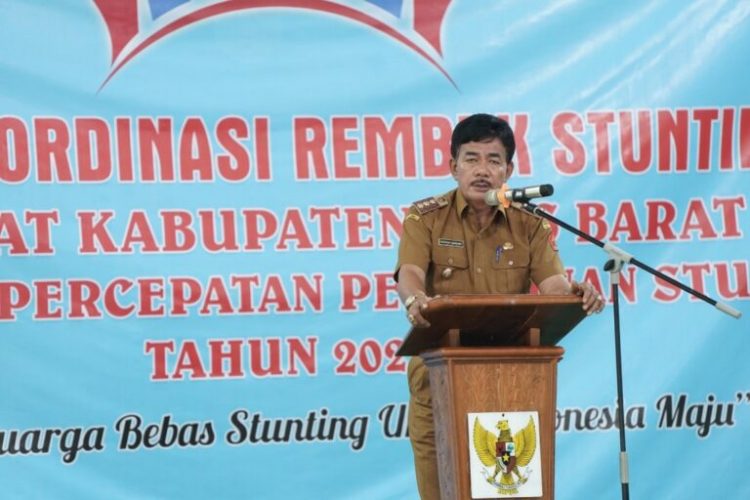 Bupati Nias Barat Buka Secara Resmi Rakor Rembuk Stunting Tahun 2023