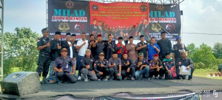 Milad Ke 3 BPPKB Ranting Desa Taban Kec.Jambe Sekaligus Peringatan Hari Besar Islam & Santunan Yatim Piatu Sedesa Taban