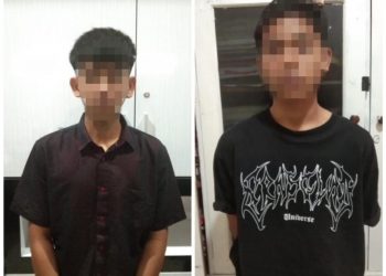 Dua Dari Empat Pelaku Cabul Secara Bergilir Terhadap Pelajar Siswi SMA di Ringkus Sat Reskrim Polres Lampung Utara