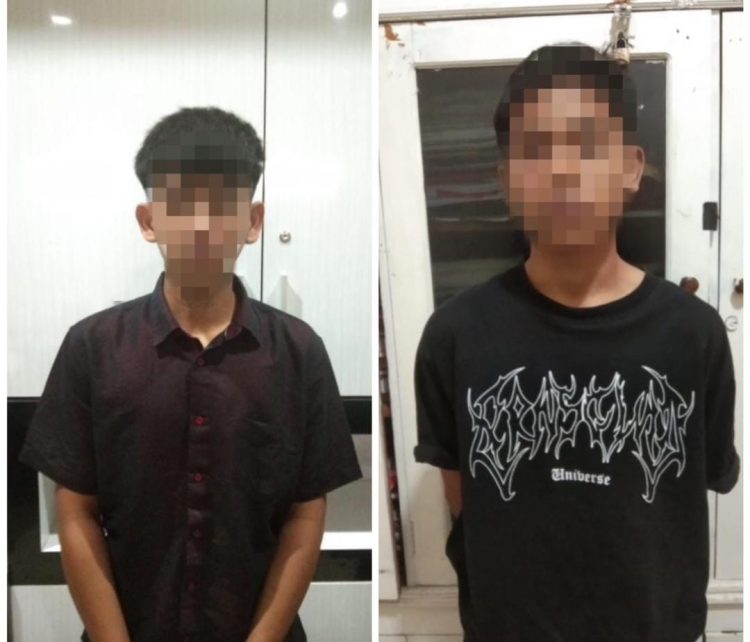 Dua Dari Empat Pelaku Cabul Secara Bergilir Terhadap Pelajar Siswi SMA di Ringkus Sat Reskrim Polres Lampung Utara