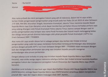 Belum Ada Kejelasan Hukum, Korban Pengeroyokan Kirim Surat Terbuka Ke Kapolda Metro Jaya