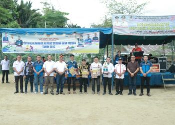 Berjalan Sukses, Camat Gunungsitoli Selatan Tutup Festival Olahraga Karang Taruna Desa Faekhu Tahun 2023