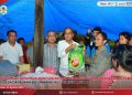 BUPATI NIAS SERAHKAN BANTUAN KEPADA KELUARGA KORBAN KEBAKARAN RUMAH