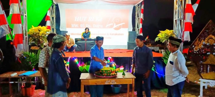 Pererat Silaturahmi ” Warga Perumahan Pondok Daru Permai Rayakan Malam Puncak HUT RI ke 78