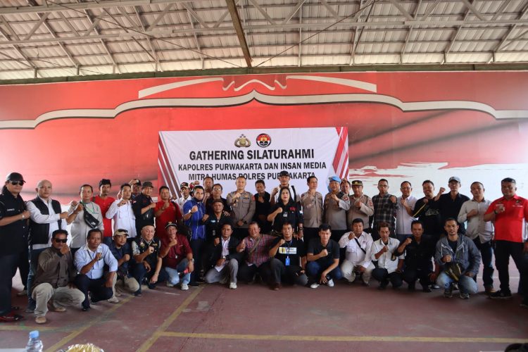 Tingkatkan Sinergitas Dengan Wartawan, Polres Purwakarta Gelar Gathering Silaturahmi