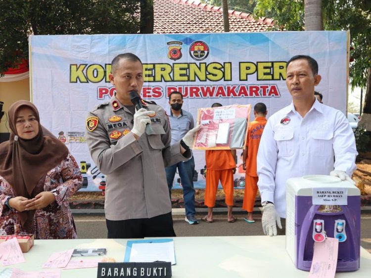 Seorang Pengedar Narkotika ditangkap Polres Purwakarta
