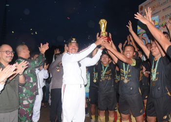 Kami Ada FC Juara I Open Turnamen Sepak Bola Bupati Nias Barat Cup Tahun 2023