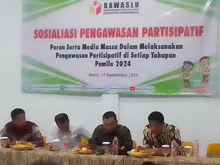 BAWASLU PURWAKARTA GANDENG MEDIA MASSA GUNA MEMBANTU PENGAWASAN PEMILU 2024 MENDATANG