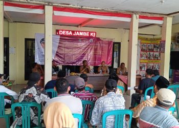 Pemdes Jambe Gelar Musrenbang ” Pembahasan Rancangan RKP Desa Tahun 2024 & Daftar Usulan RKP Desa Tahun 2025
