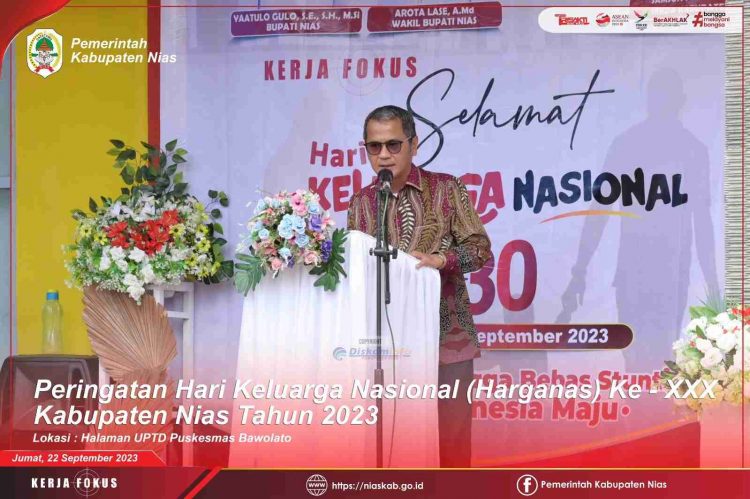Bupati Nias: Cegah Stunting Demi Generasi Sehat, Unggul, Cerdas Dan Berkualitas