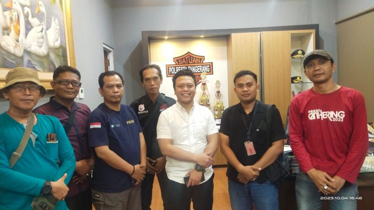 Pererat Mitra, FRN DPW Banten Silaturahmi Dengan Kasat Reskrim Polresta Tangerang