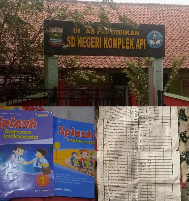 Orang Tua Wali Murid Mengeluh, SDN Komplek API Terindikasi Lakukan Pungli Jutaan Rupiah