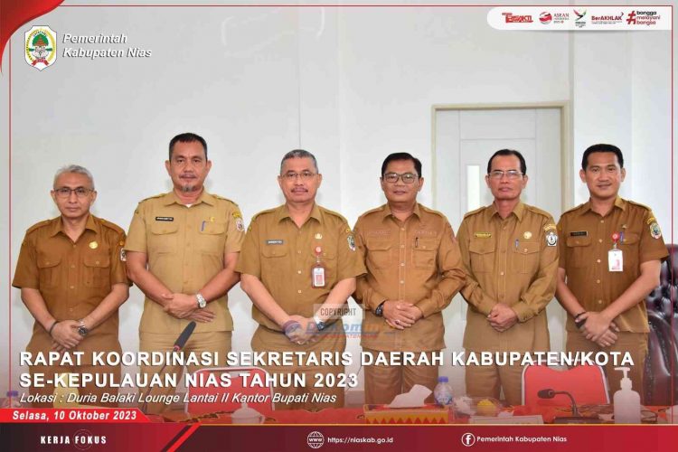 RAKOR SEKRETARIS DAERAH KABUPATEN/KOTA SE-KEPULAUAN NIAS TAHUN 2023