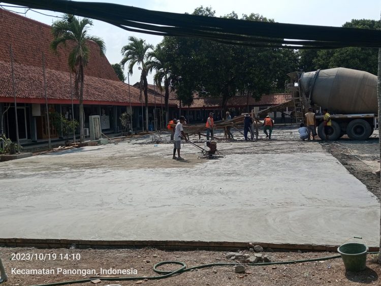 Proyek Rehabilitasi Sarana Prasarana SMKN 1 Tangerang Diduga Dikerjakan Tidak Sesuai RAB