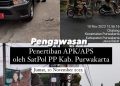 Panwascam Kota Bersama Satpol PP Tertibkan APK / APS sepanjang Jalan Utama yang Tersebar Terpasang