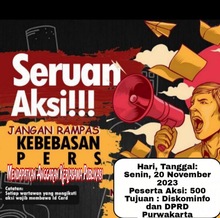 Coret Anggaran Perubahan Tahun 2023,Awak Media Siapkan Aksi Ke Diskominfo Dan Banggar DPRD kabupaten Purwakarta