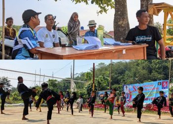 Padepokan 11 Elang Putih Dari Selatan Cabang Ciganea Purwakarta Gelar Latihan Perdana
