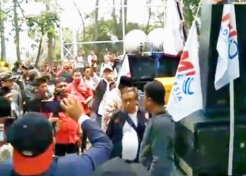 Anggaran Kerjasama Media Dicoret, MIO Purwakarta dan Organisasi Pers Lainnya Geruduk Kantor DPRD Purwakarta