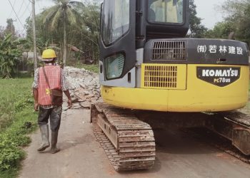 Diduga Tak Bertuan Proyek Jalan Di Kp.Jalupang Desa Cileles Disorot, LSM BP2A2N : Jalan Masih Layak Ko Dibongkar