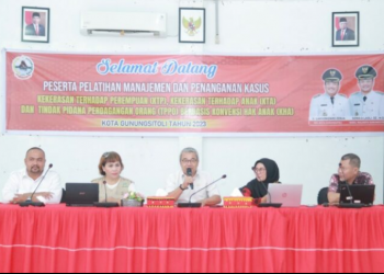 Pelatihan Manajemen dan Penanganan Kasus KTP, KTA, TPPO berbasis KHA Lingkup Kota Gunungsitoli Tahun 2023