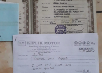 Diduga Polsek Teluk Naga Menyita Motor Warga Kosambi Tanpa Dasar Hukum